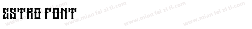 Estro Font字体转换